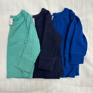 3 organic cotton Hanna Anderson Bright Basics baby tees